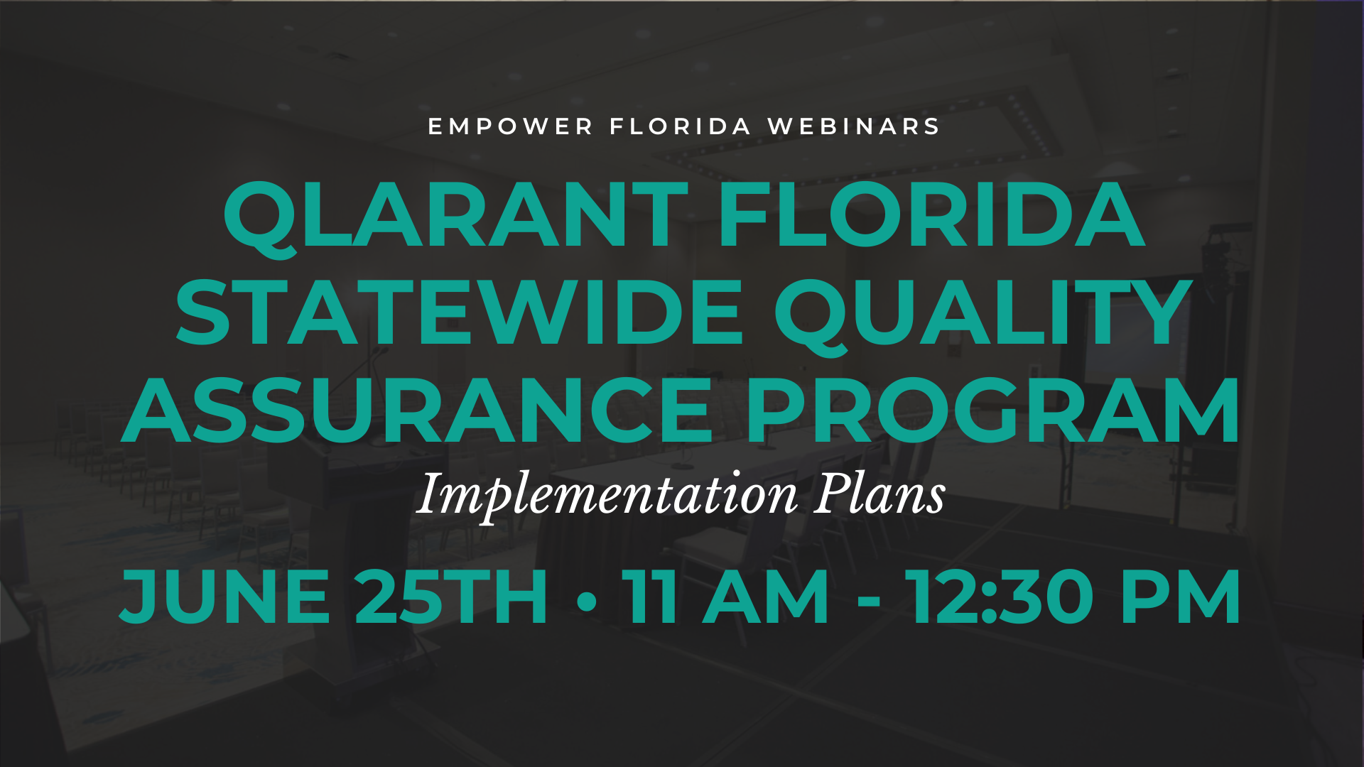 Read more about the article Qlarant Florida Statewide Quality Assurance – Implementation Plans